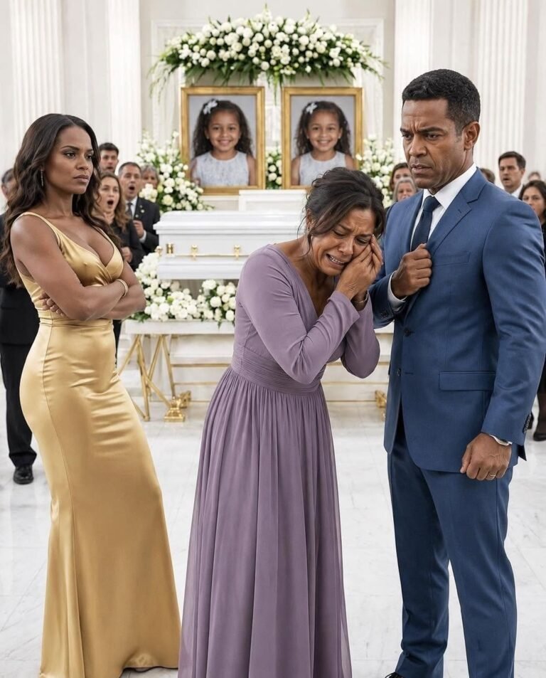 At our twins’ funeral, my husband arrived hand in hand with his mistress. “God took them because you never deserved to be their mother,” he sneered. When I begged him to be quiet, he sla.pp.ed me