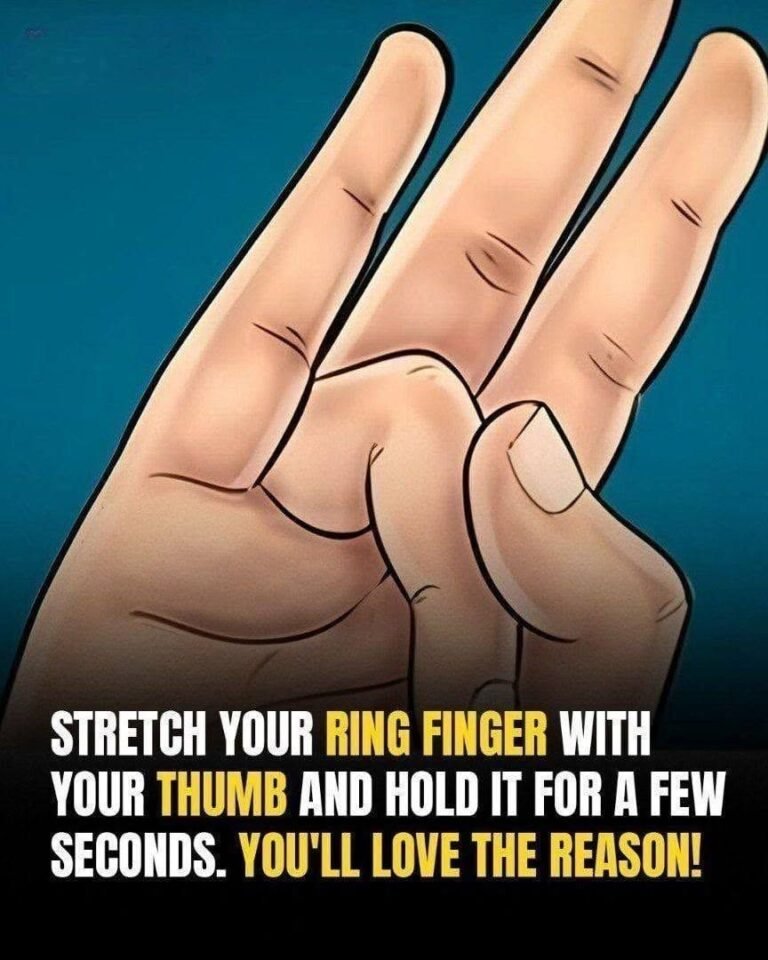 Stretch Your Ring Finger with Your Thumb and Hold It – Discover the Surprising Benefits