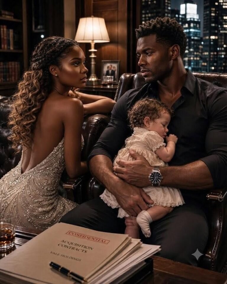 walked into my boss’s office expecting to be fired for bringing my daughter to work, but instead I found the coldest billionaire in Chicago asleep with my little girl