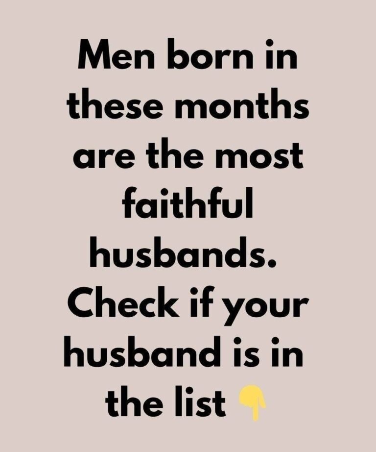 Men Born in These Months Are the Most Faithful Husbands—Is Your Man on This List?