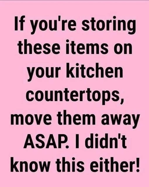 10 Things You Shouldn’t Be Storing on Your Kitchen Countertop