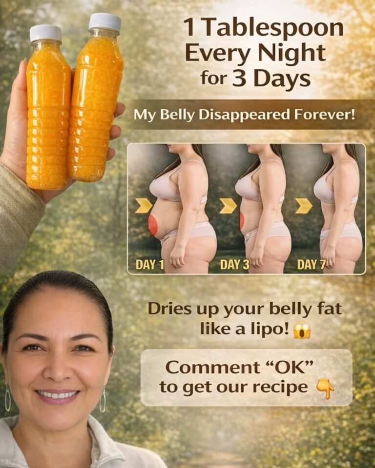 1 Spoon Every Night for 3 Days: The Simple Homemade Drink That Helped Flatten My Belly Naturally