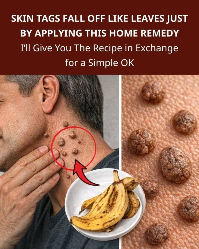 The warts will fall off like leaves simply by applying this home treatment. I’ll give you the recipe in exchange for just one word,