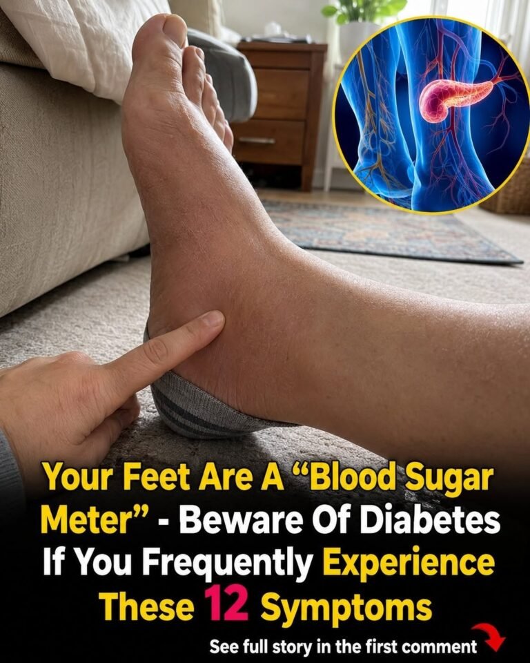 Your Feet Are a “Blood Sugar Meter” – Beware of Diabetes If You Frequently Experience These 12 Symptoms