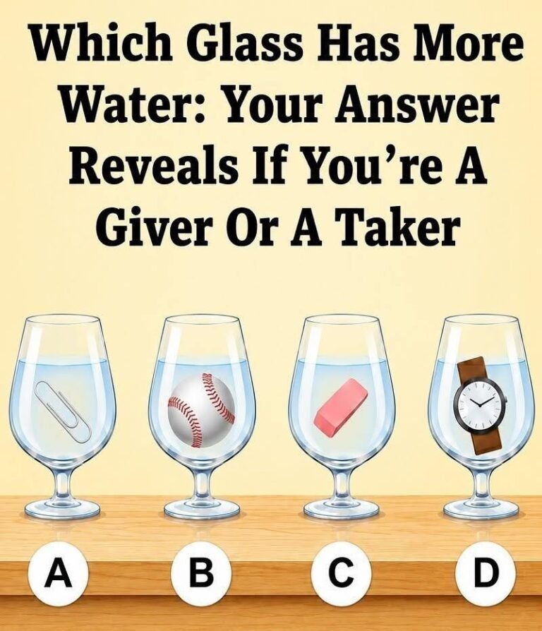 Which Glass Contains the Most Water