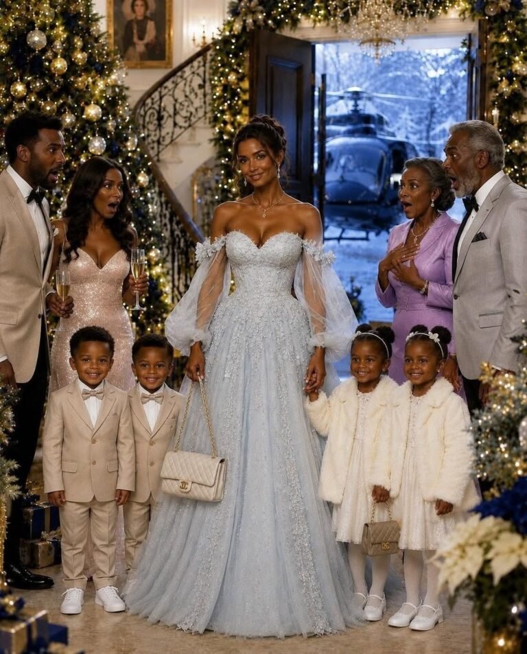 He Invited His “Childless” Ex-Wife to Christmas to M0ck Her—Then She Walked In with the Quadruplets He Abandoned. 1