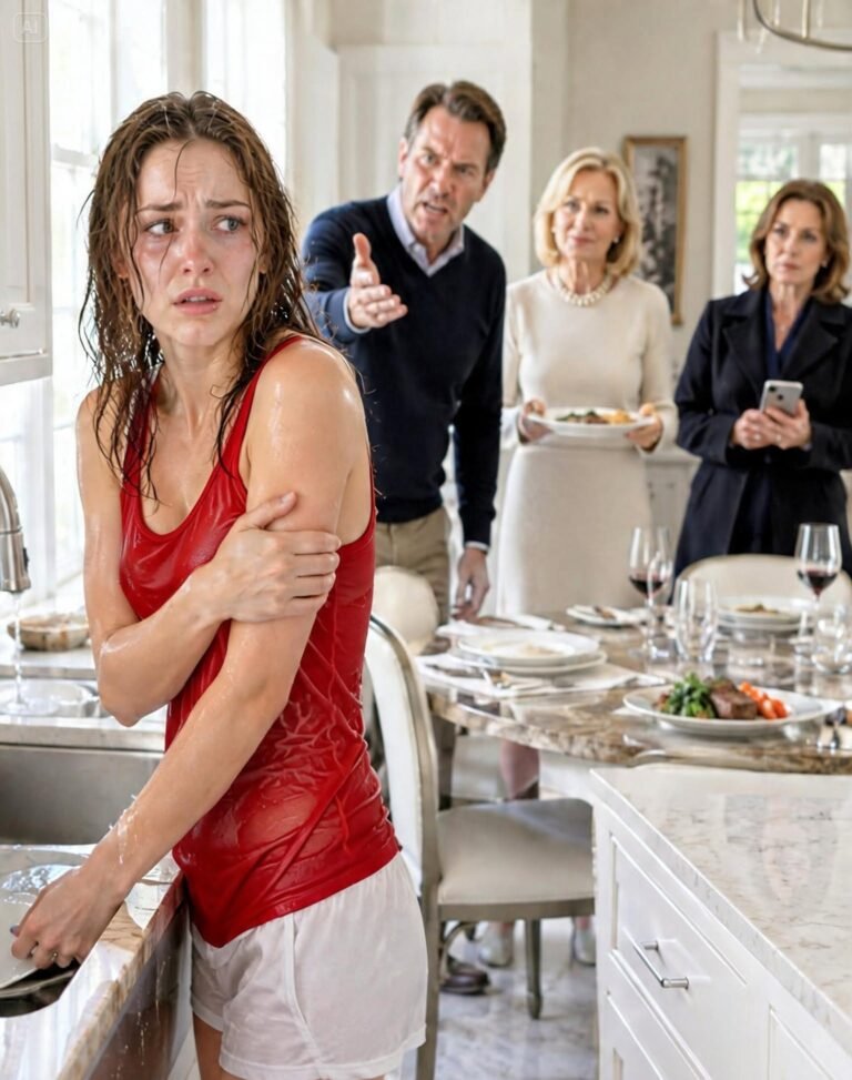 I visited my daughter without notice and was stunned! Her mother-in-law and husband were sitting and eating while she was washing dishes, shivering from the cold.