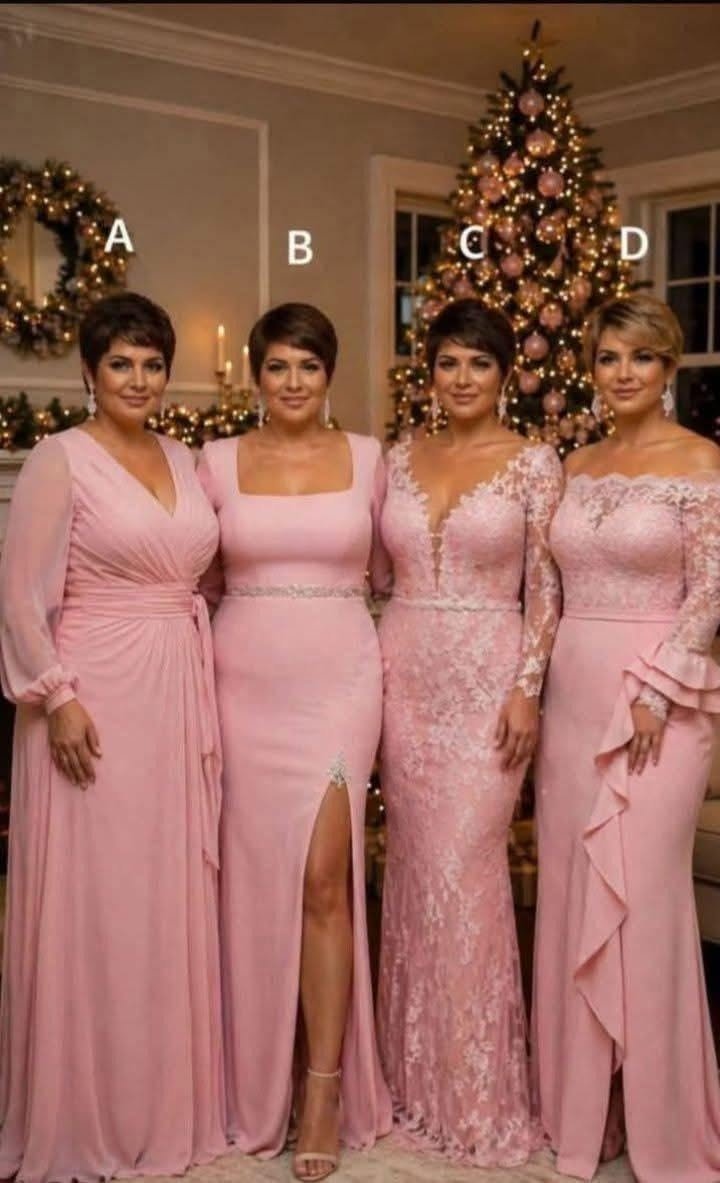 What would be the most elegant dress for this lady…?