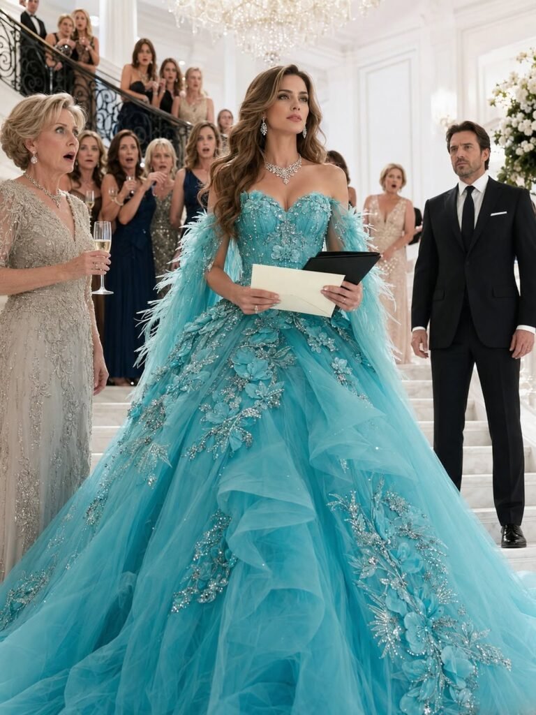 The lady wanted to embarrass her employee in front of 300 people and told her: “Don’t forget to come in formal attire,” believing that she would arrive in embarrassment and borrowed clothes; but the young woman appeared with an impossible dress, a hidden invitation, and a family secret that no one was prepared to hear.