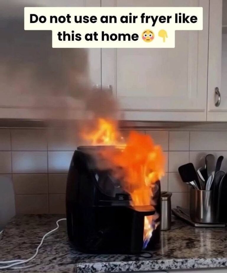 5 Places You Should Never Use Your Air Fryer Indoors