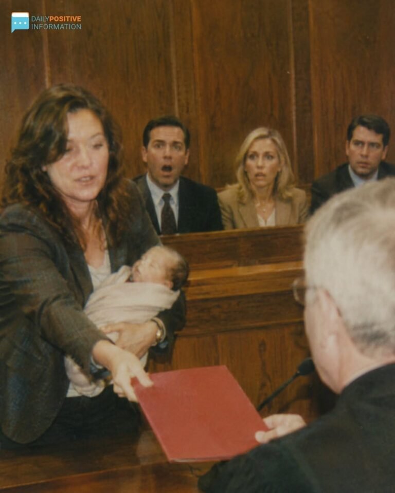 I Walked Into Court Holding My Newborn Son—While My Husband’s Lawyer Smiled