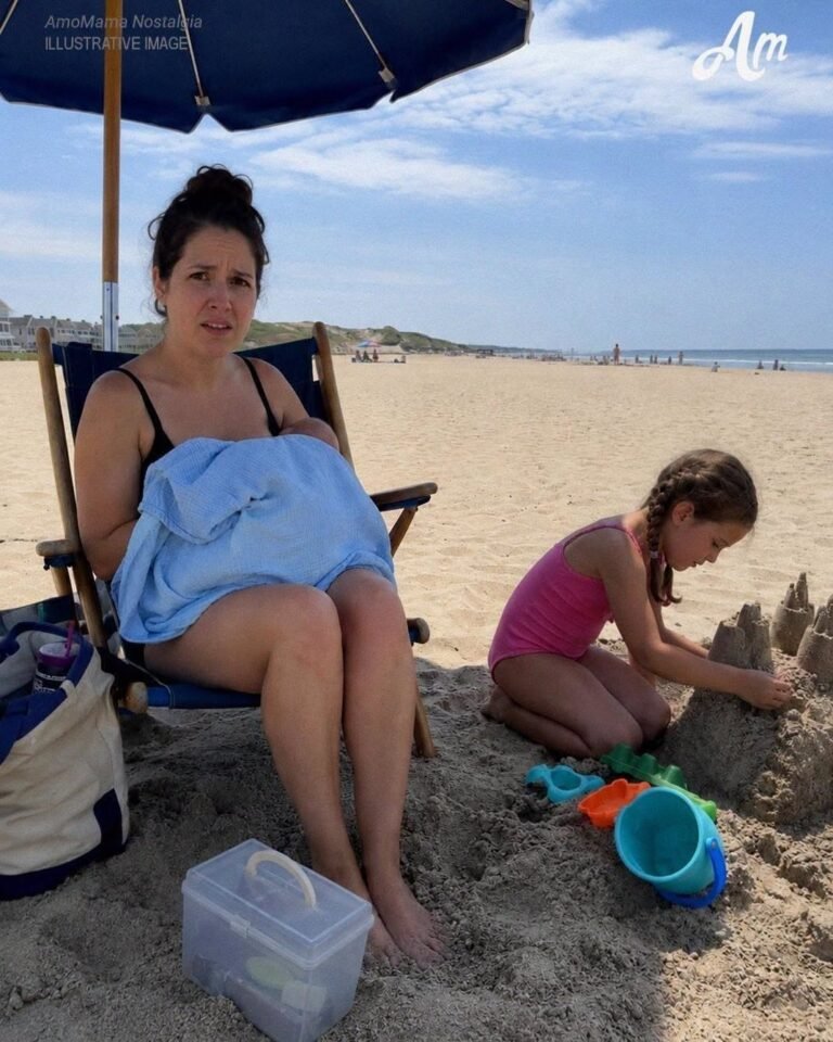 A Woman Started Filming Me for Breastfeeding My Baby at the Beach – Then My 8-Year-Old Daughter Asked Her One Question That Left Everyone Speechless