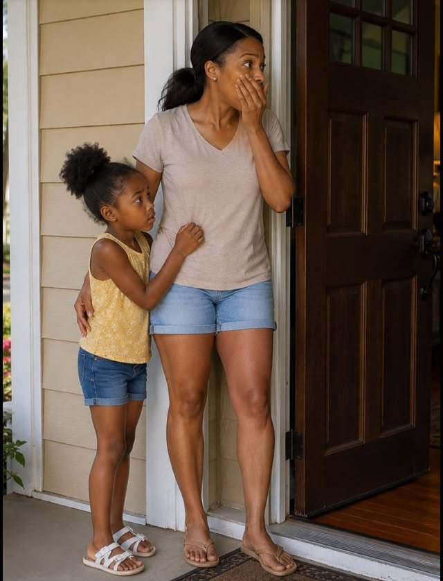 My husband had been staying at his mother’s house to look after her. Wanting to surprise him, I arrived with our 7-year-old daughter without telling him first. When we reached the house, the front door was slightly open. My daughter peeked inside, then gently pulled my sleeve and whispered, “Mom… look. But be quiet.”