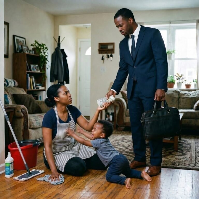 PART 2: My husband gave me money every week to pay the cleaning ladyf