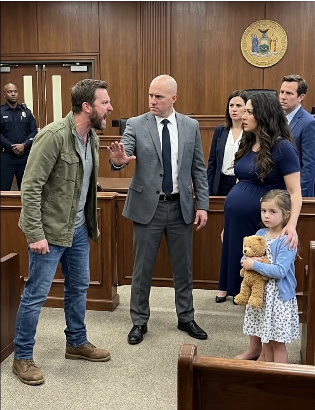 Eight Months Pregnant I Gave My Husband Everything Until His Daughter Walked Into Court With Proof