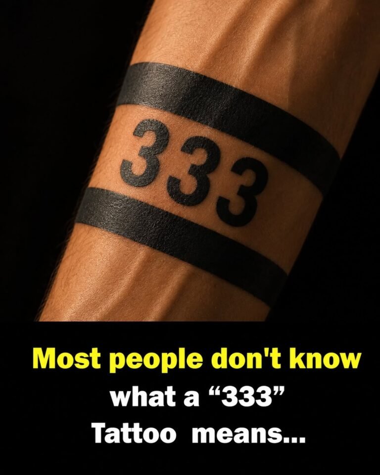 The Hidden Meaning Behind the 333 Tattoo Explained
