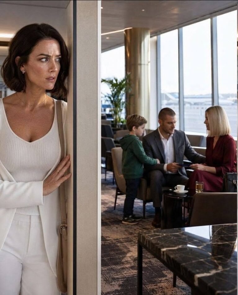 My husband kissed me goodbye and said he would be in London for a week. Two hours later, my flight was canceled, leading me into the airport lounge.