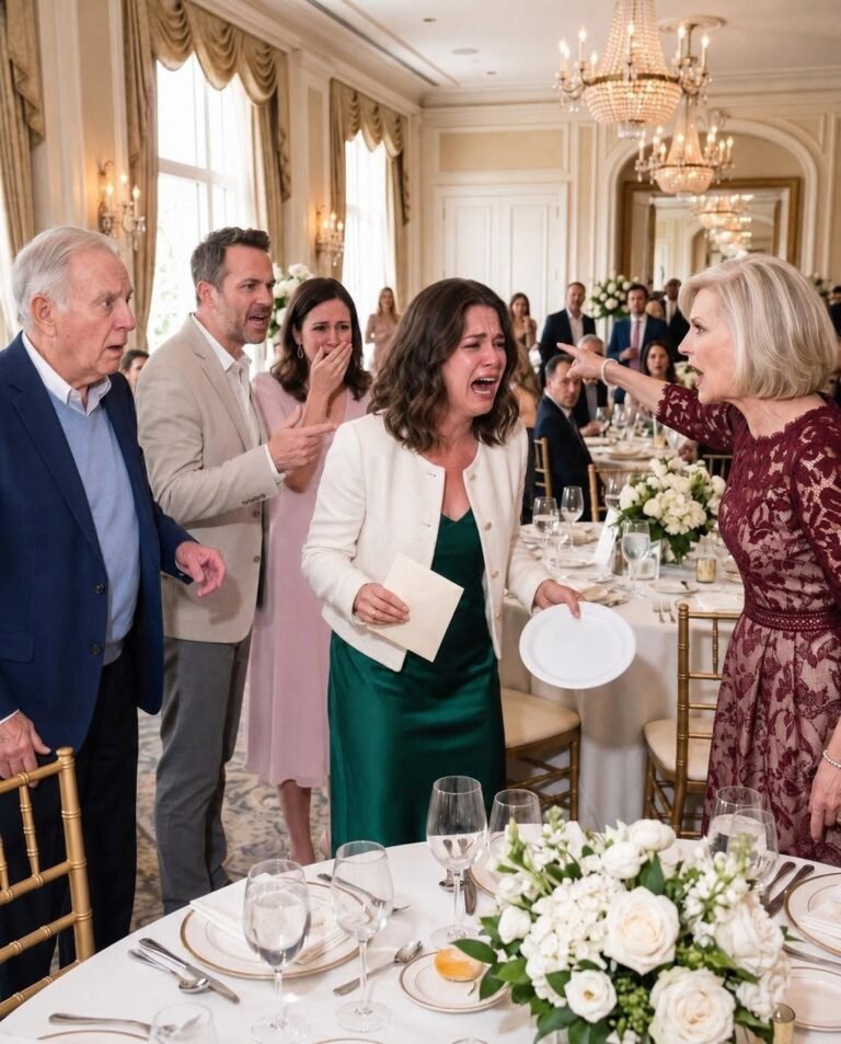 The anniversary table was set with fine china for everyone except me. Mom gave me a plastic plate, pointed to a seat in the back, and whispered, “You know your place, hon.”