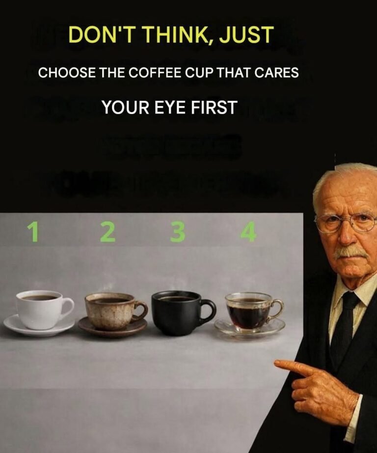 Choosing a coffee cup: a psychological test of your inner world