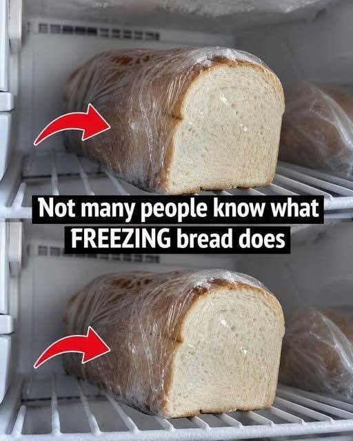 Not many people know what FREEZING bread does