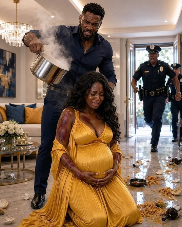MY HUSBAND POURED BOILING WATER ON ME, DEMANDING A…