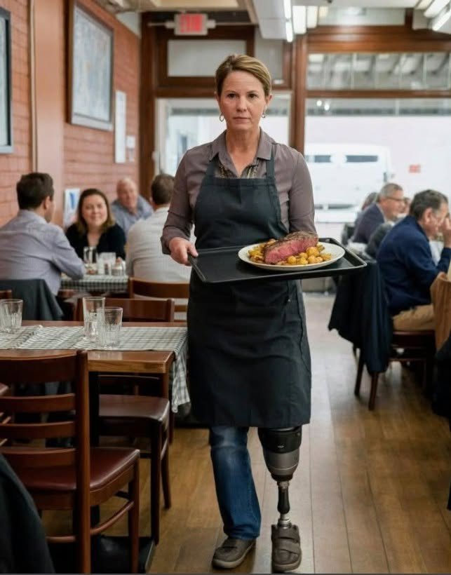 She Made Fun of My Limp at the Table and Refused to Tip but Minutes Later My Manager Took Over