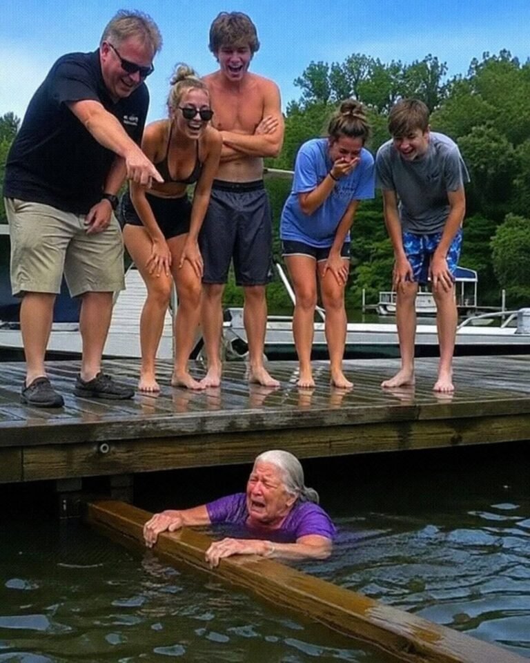 The grandson pushed his grandmother into the lake, knowing full well that she couldn’t swim and was afraid of water, just for fun: relatives stood nearby and laughed, but none of them could even imagine what this woman would do as soon as she got out of the water. –