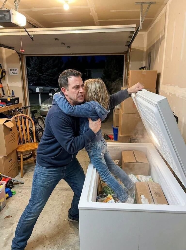 Three weeks after our divorce, I returned to pick up a few forgotten boxes. Then I heard my daughter crying for help from the garage. She was trapped inside a freezer.