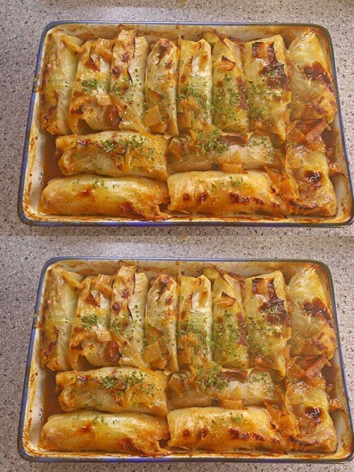 Stuffed Cabbage Casserole (Oven-Baked)