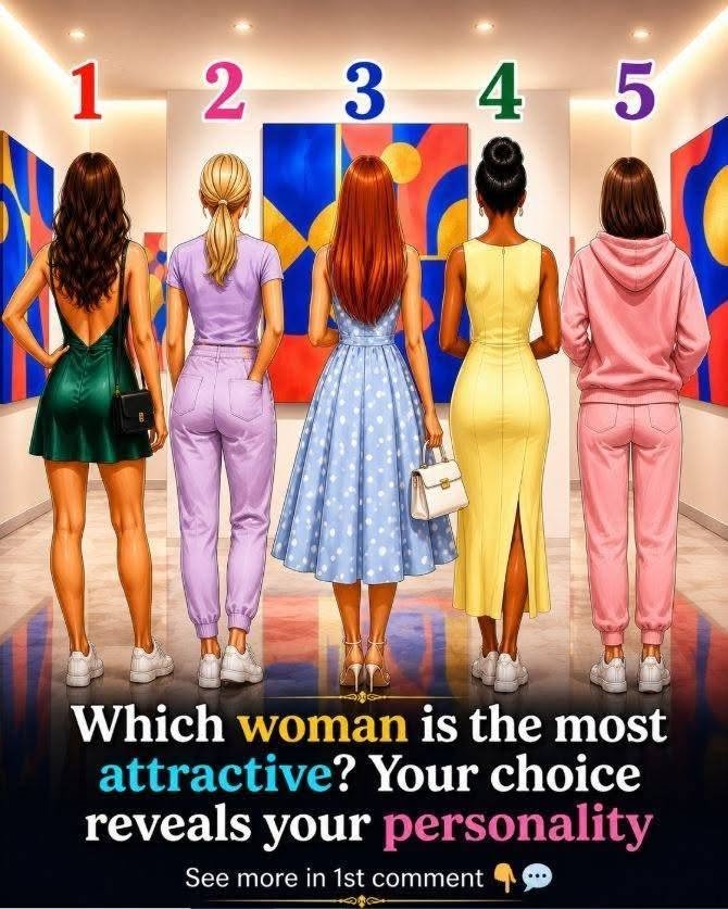 Which Woman Do You Find Most Attractive? Your Choice May Reveal Your Personality
