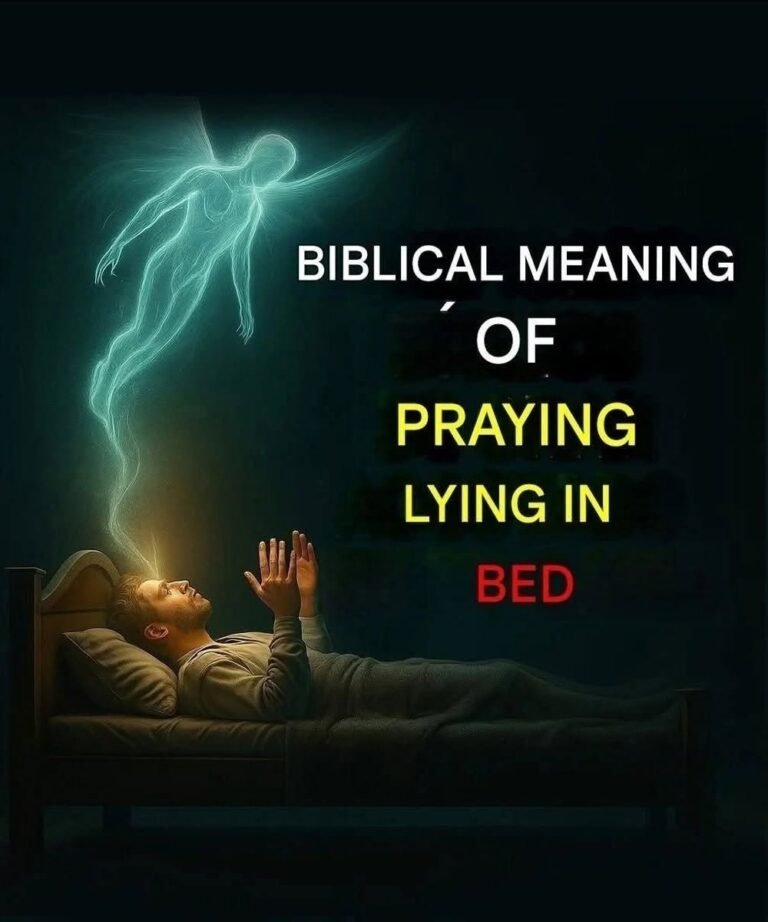 Praying in bed: The spiritual meaning of talking to God from your bed……See more