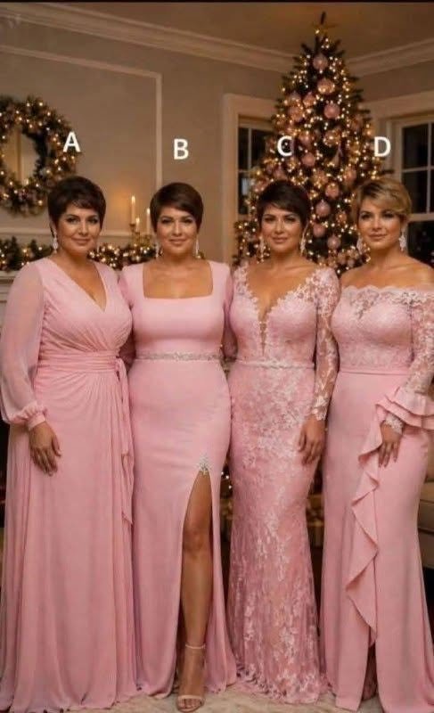 What would be the most elegant dress for this lady…?