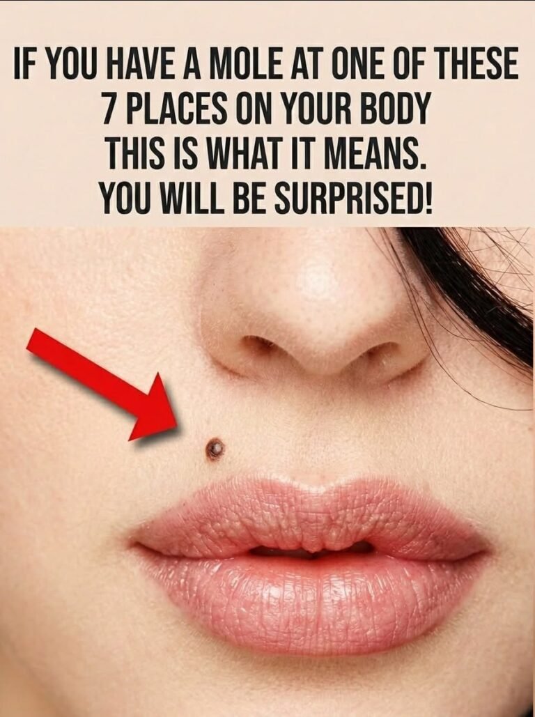 IF YOU HAVE A MOLE AT ONE OF THESE 7 PLACES ON YOUR BODY THIS IS WHAT IT MEANS. YOU WILL BE SURPRISED!