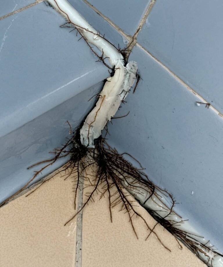 The Strange “Roots” Growing Out of Bathroom Tiles …And the Surprising Truth Behind Them Check in comment