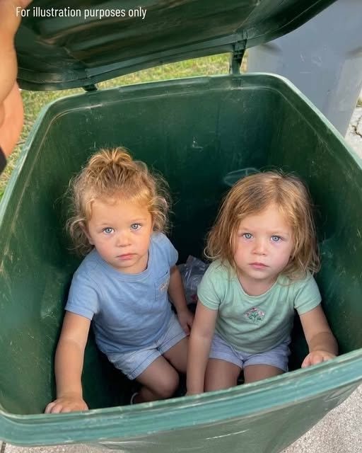 I Opened My Empty Trash Can and Found My New Neighbor’s Twin Girls Hiding Inside — One Whispered, “Please Don’t Tell Him We’re Here”