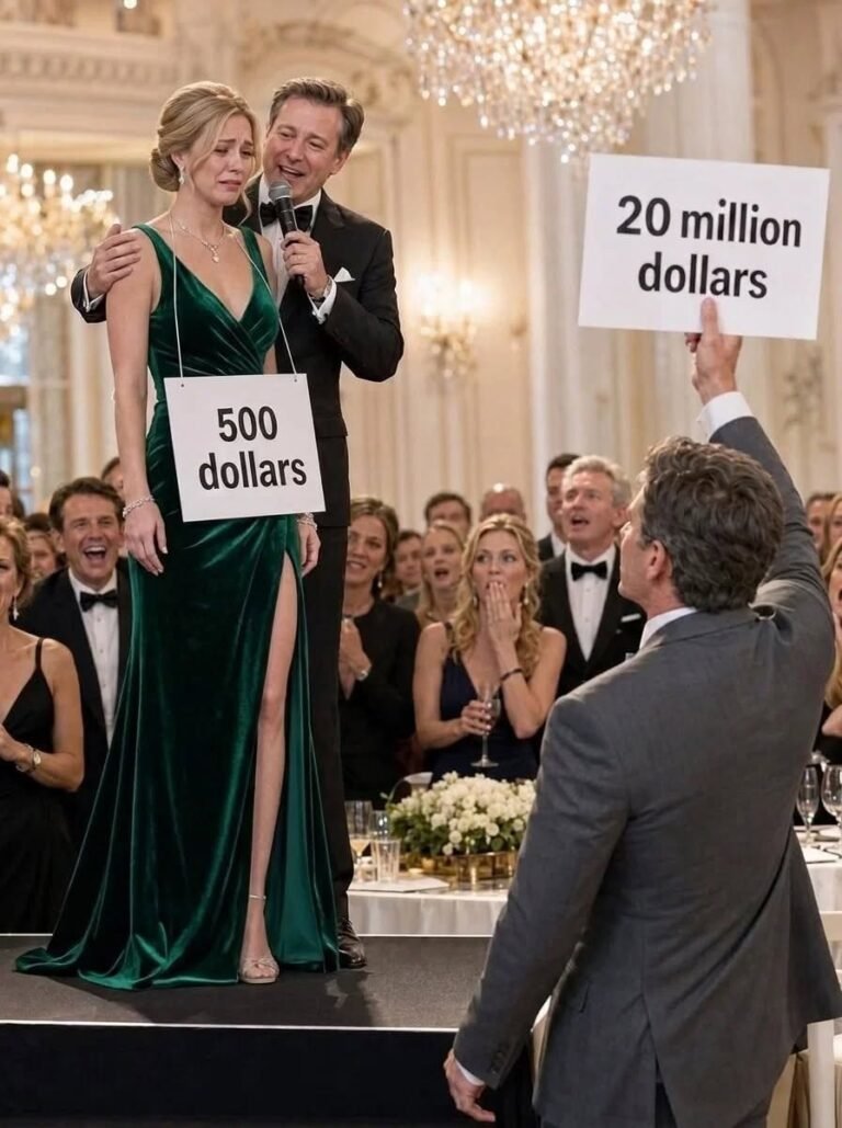 My husband stood before nearly three hundred guests and announced, “Who’ll give me twenty dollars for this worthless wife?” After twenty-seven years of marriage, I didn’t break down or defend myself. I simply met his eyes without saying a word. Then a man I had never met lifted his hand and calmly offered 2 million dollars, explaining that he had spent years searching for someone exactly like me.