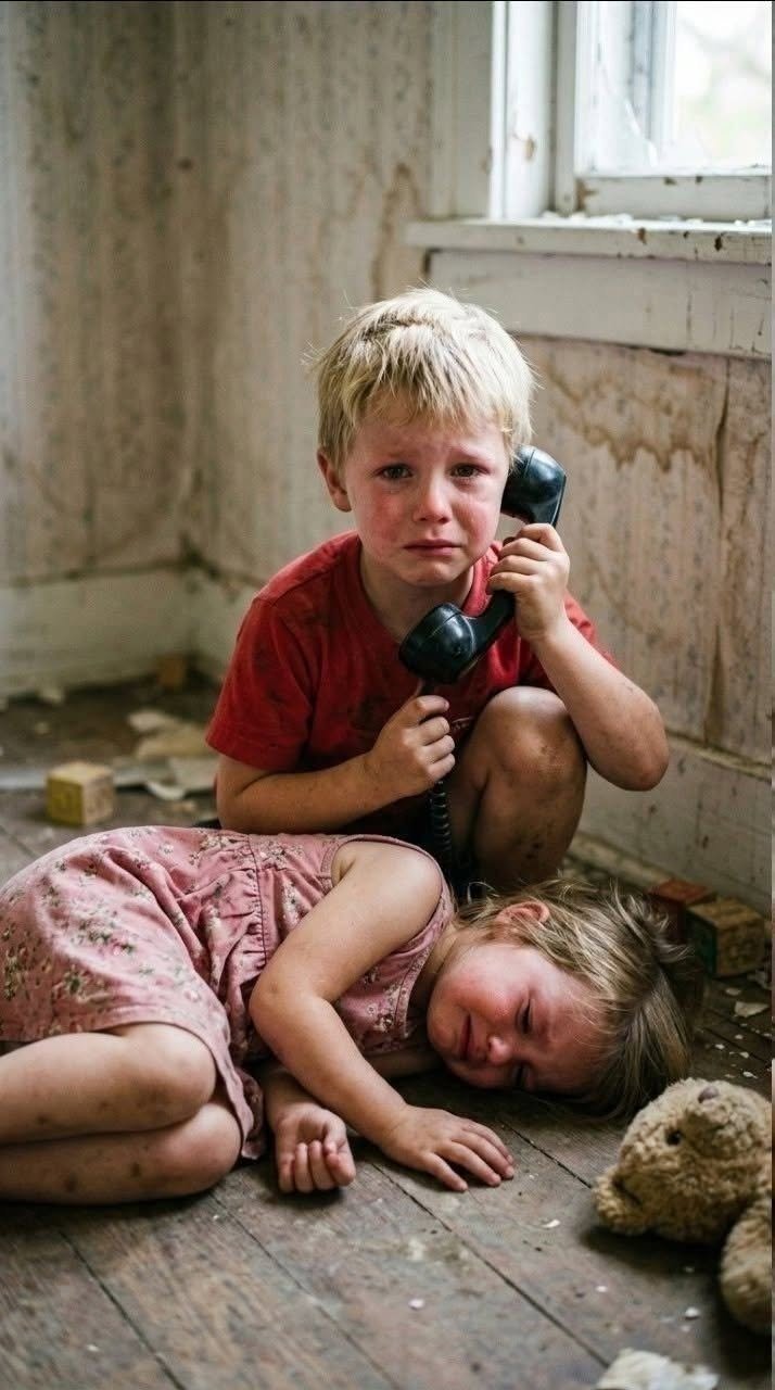 A small voice broke the silence: “Dad… my little sister won’t wake up. We’re so hungry.” Without a second thought, he grabbed them and rushed to the hospital. But what he learned there about their mother would change everything… 11