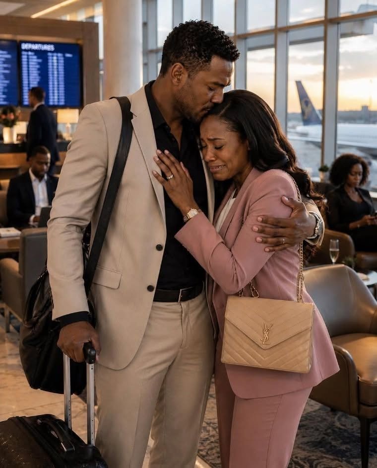 I cried in my husband’s arms at the airport as he boarded what he claimed was a two-year work assignment in Zurich