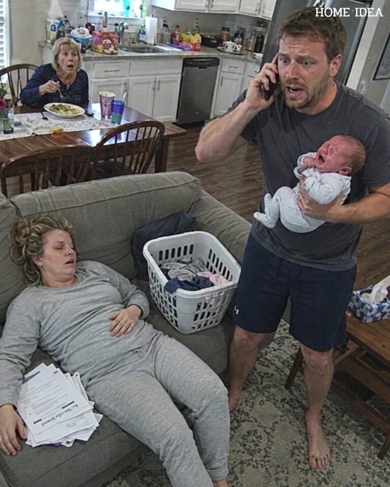 I came home early to my newborn’s frantic screams and found my wife collapsed on the sofa, pale and barely breathing—while my mother sat at the table, calmly eating the meal she had forced Clara to cook just two days after giving birth. She looked at my wife’s unconscious body and muttered, “Drama queen.” In that moment, the truth finally split open: the woman who raised me was not strict or traditional. She was a monster hiding behind family. I lifted my baby, dialed 911,