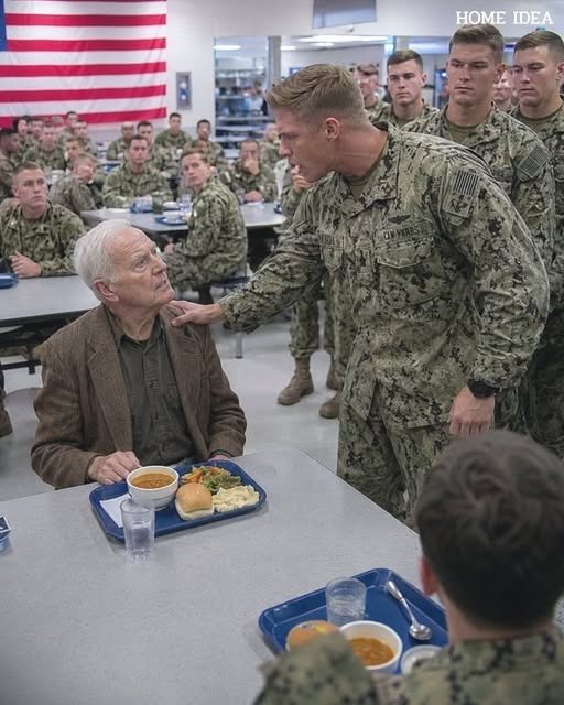 Part 2: SEAL jokingly asked for the old veteran’s rank—until his reply made the entire mess hall freeze… “Hey, Pop, what was your rank back in the Stone Age?” t1