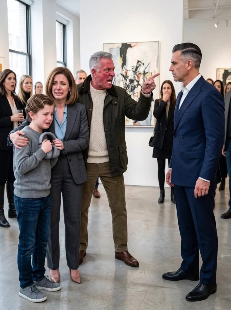 On my father’s birthday, he dismissed the painting my 5-year-old autistic son created for him as “cheap.” I stayed quiet and left with my son. Se