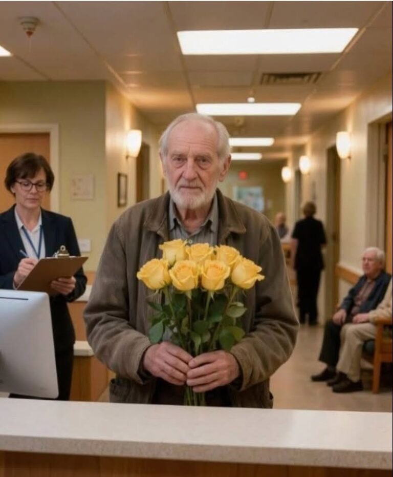 I brought yellow roses to lonely strangers every Friday, but one widow’s question forced her family to hear the truth.