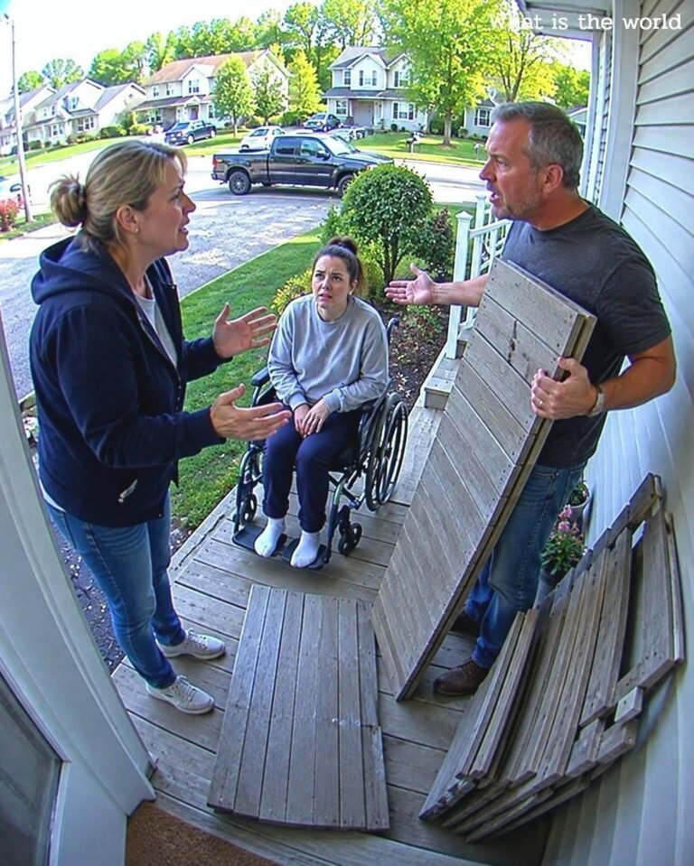 He Tore Out Her Wheelchair Ramp—Then His New Garage Got Marked