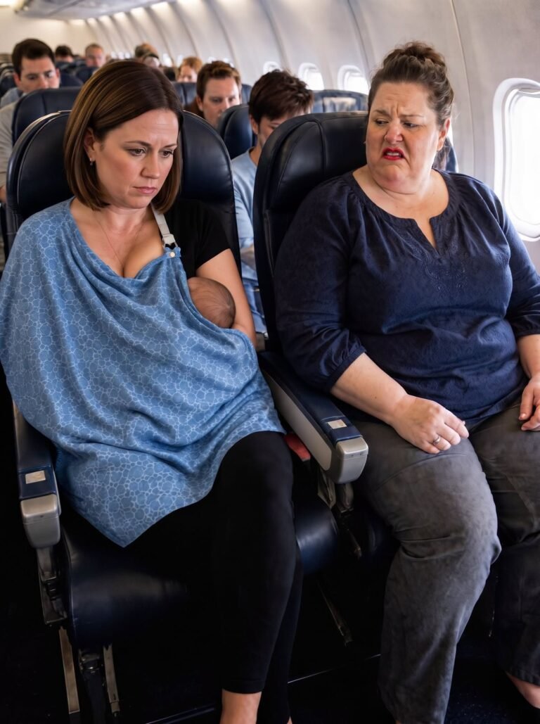 She Told Me to Breastfeed in the Airplane Toilet—Then My 8-Year-Old Showed Her Who She Really Was – Happy