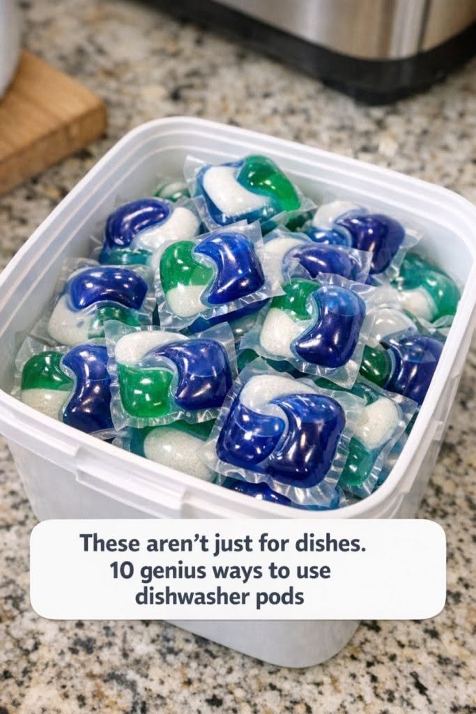 These aren’t just for dishes. 10 genius ways to use dishwasher pods
