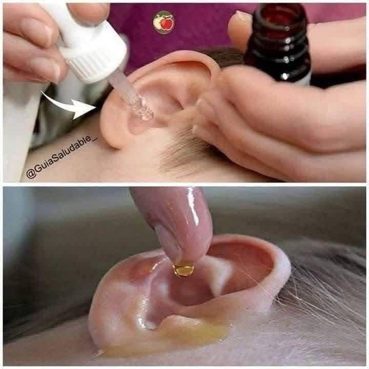 Put two drops in your ear and you will regain your hearing.