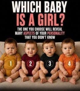 Can You Spot The Baby Girl? Your Answer Might Reveal More Than You Think