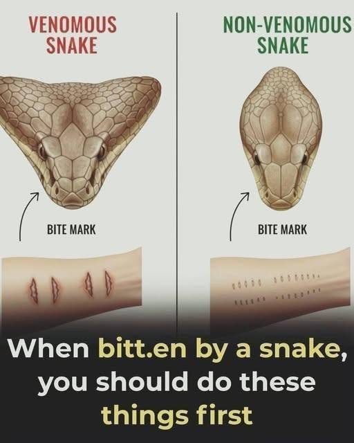 What to do if you are bitten by a snake: important first steps