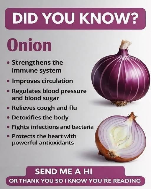 Onions are more than just a kitchen staple.