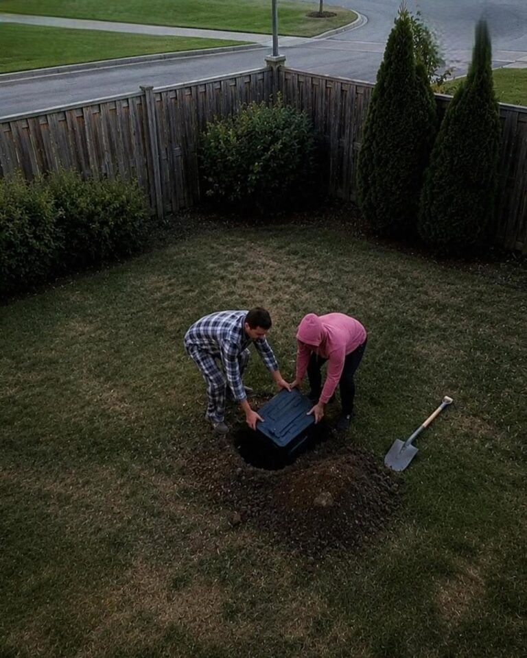 My Son Woke Me at 5 a.m. and Told Me My Husband Was Lowering My Suitcase Into a Hole in the Backyard – When I Looked Outside, He Wasn’t Alone